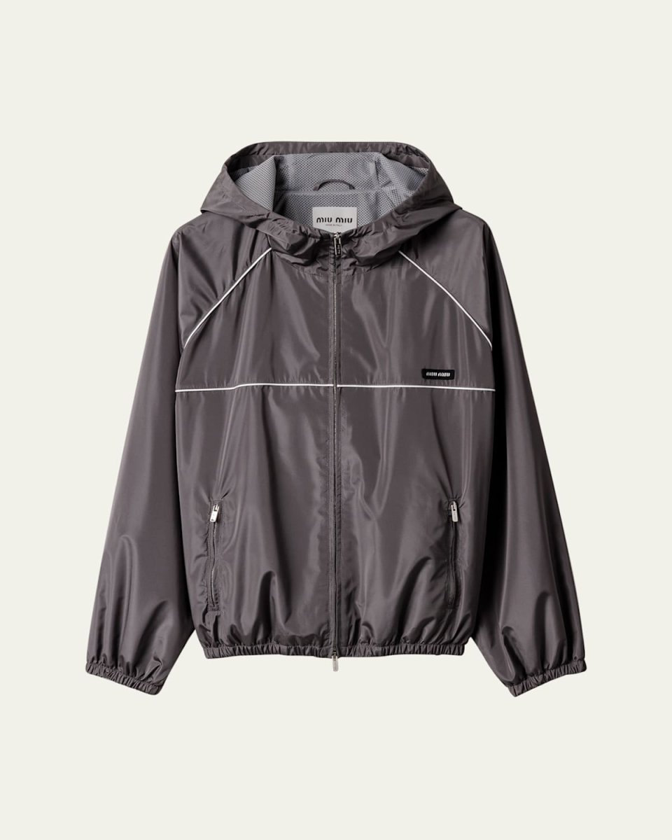 Hooded Zip Track Jacket